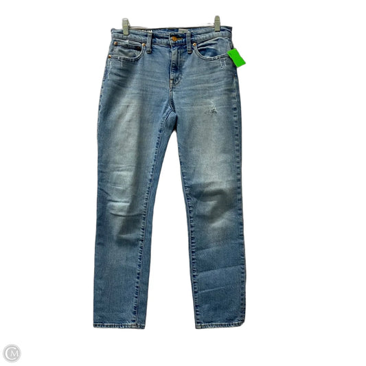 Jeans Straight By J. Crew In Blue Denim, Size: 2