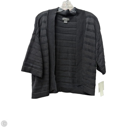 Sweater Cardigan By Liz Claiborne In Black, Size: L