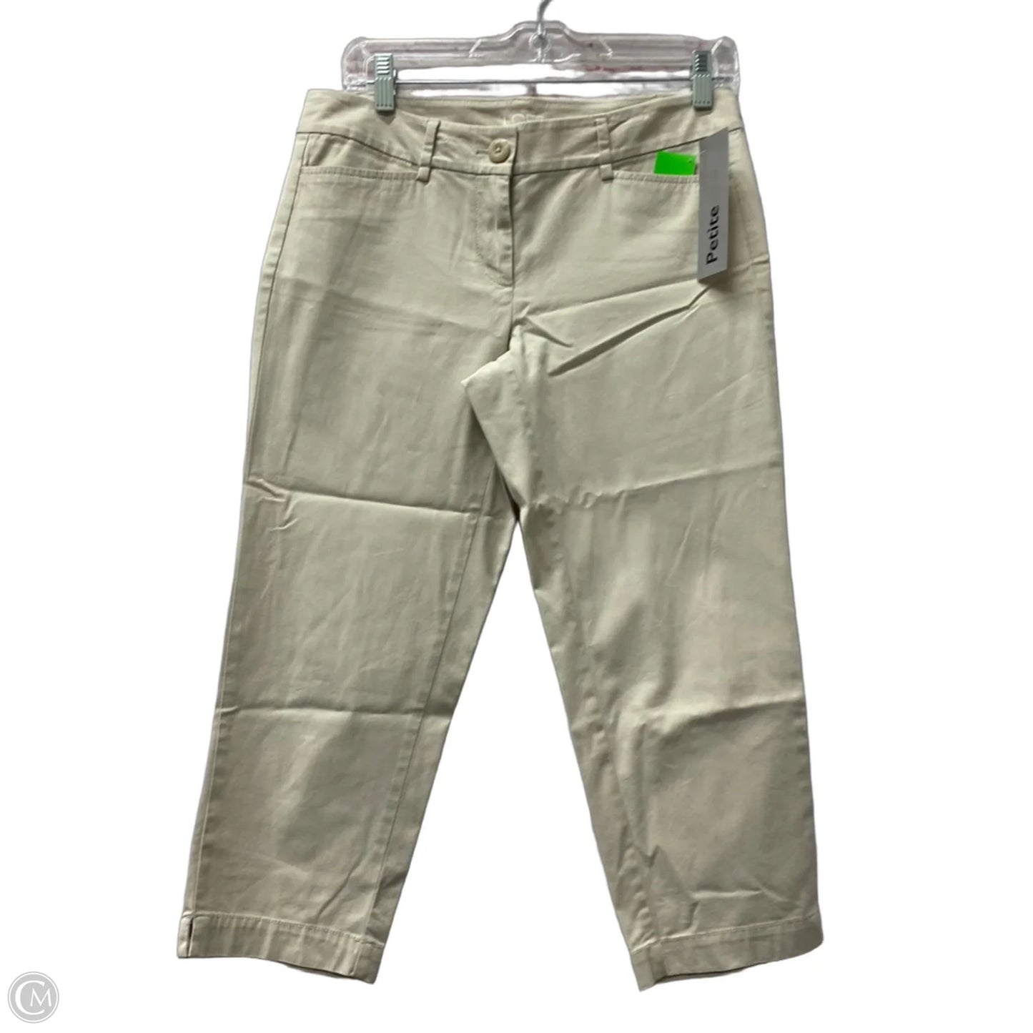 Pants Cropped By Loft In Beige, Size: 2p