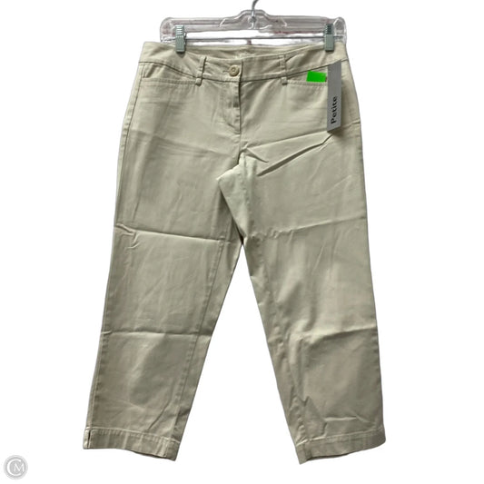 Pants Cropped By Loft In Beige, Size: 2p