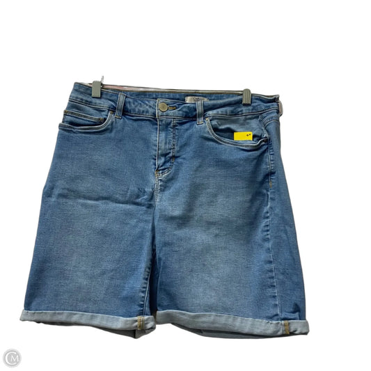 Shorts By Croft And Barrow In Blue Denim, Size: 12