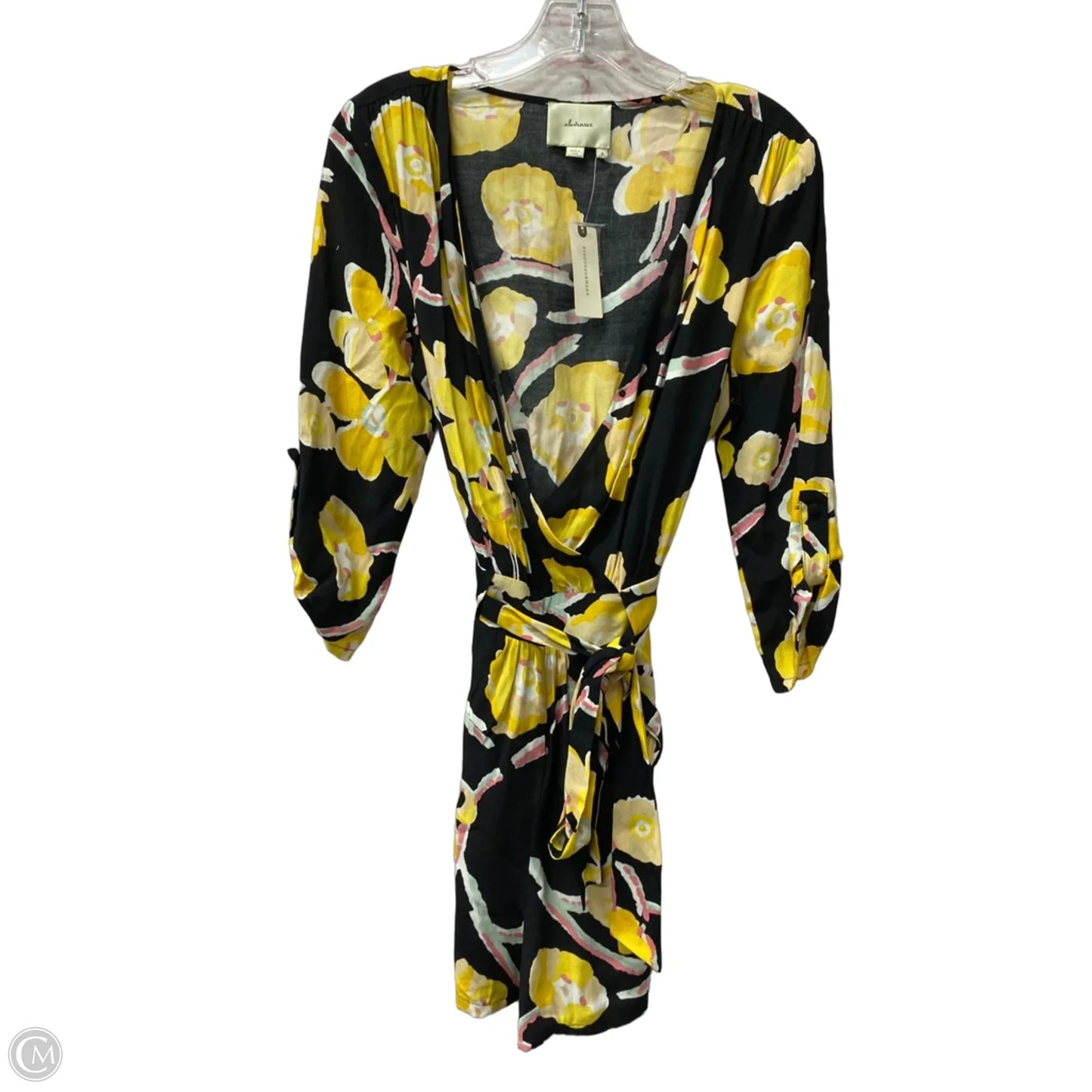 Romper By Anthropologie In Black & Yellow, Size: S