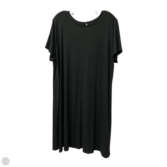 Dress Casual Midi By J. Jill In Black, Size: Xl