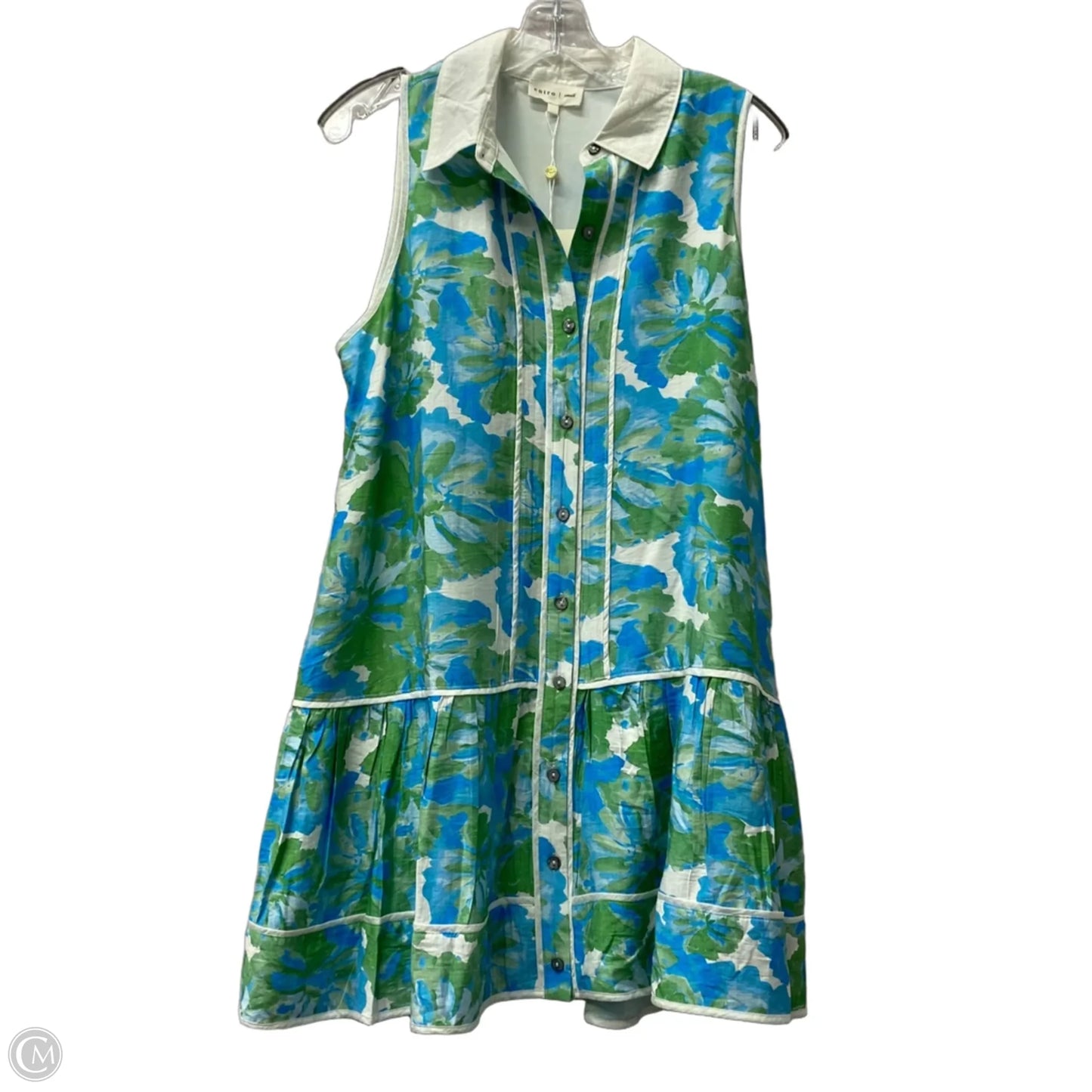 Dress Casual Short By Entro In Blue & White, Size: S