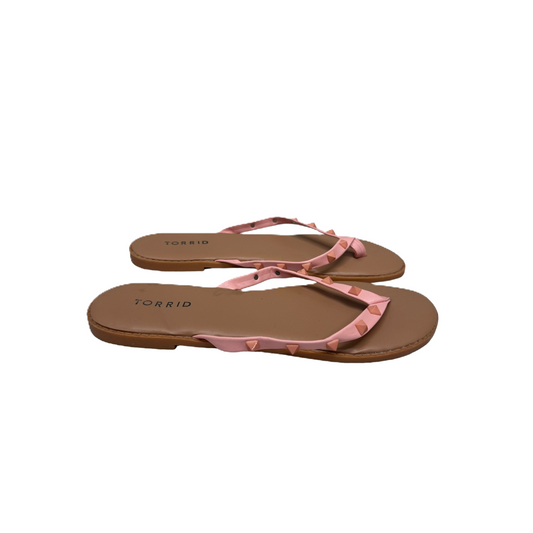 Sandals Flip Flops By Torrid  Size: 9