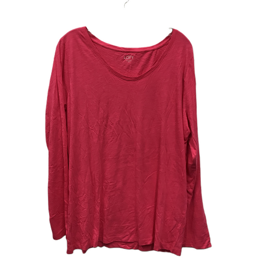 Top Long Sleeve By Loft  Size: 1x