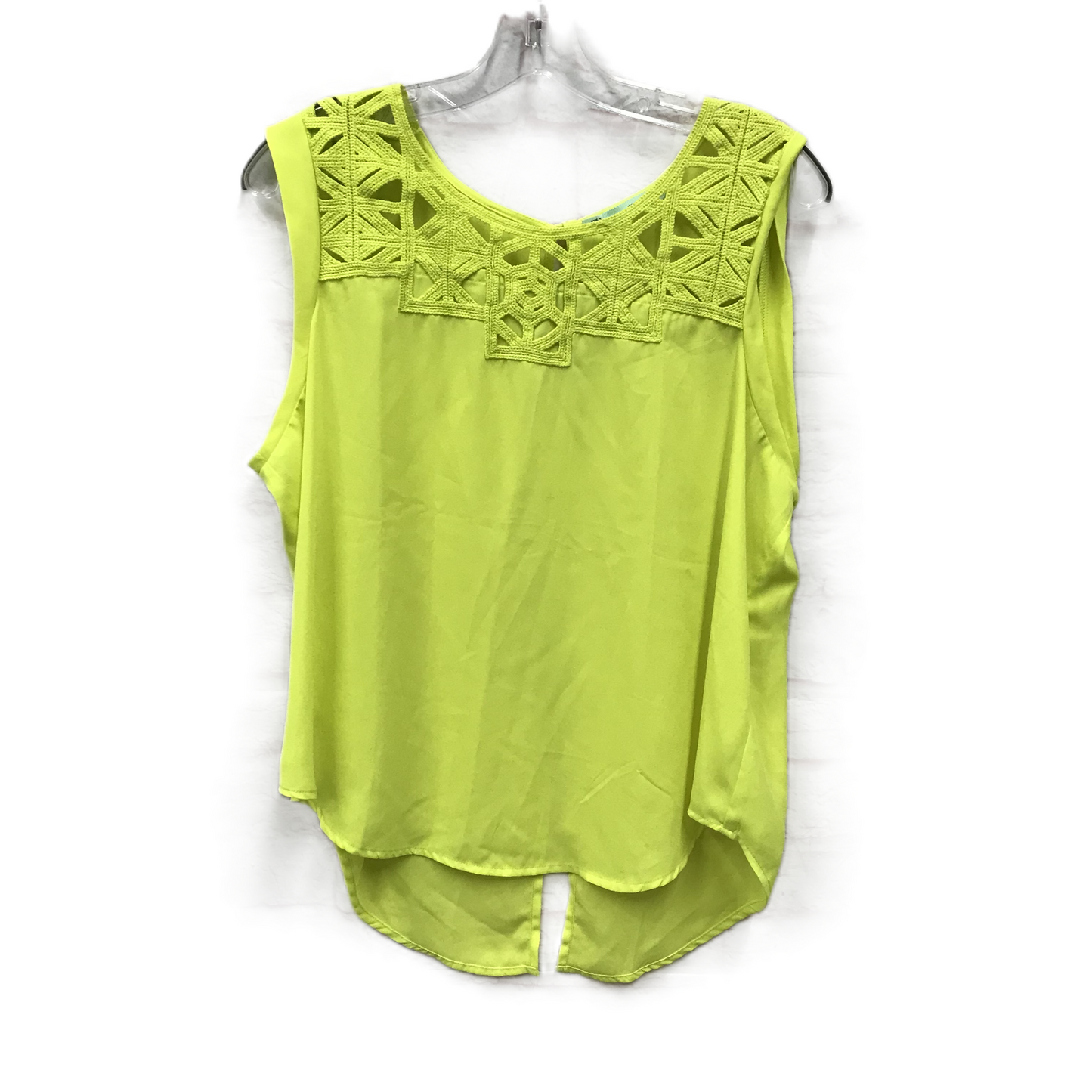 Green Top Short Sleeve By Maurices, Size: L