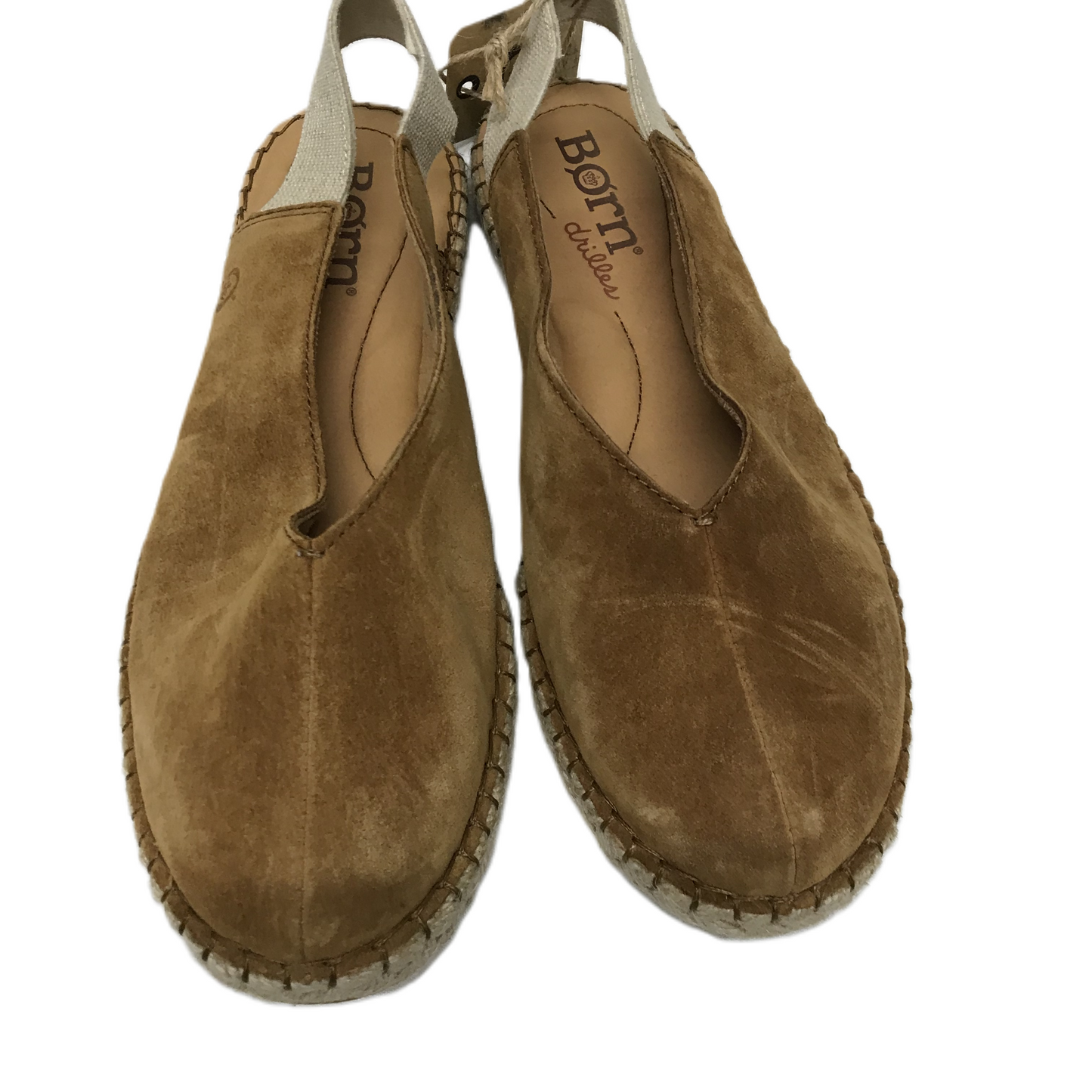 Brown Shoes Flats By Born, Size: 9