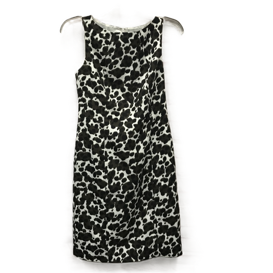 Black & White Dress Casual Midi By Ann Taylor, Size: 0