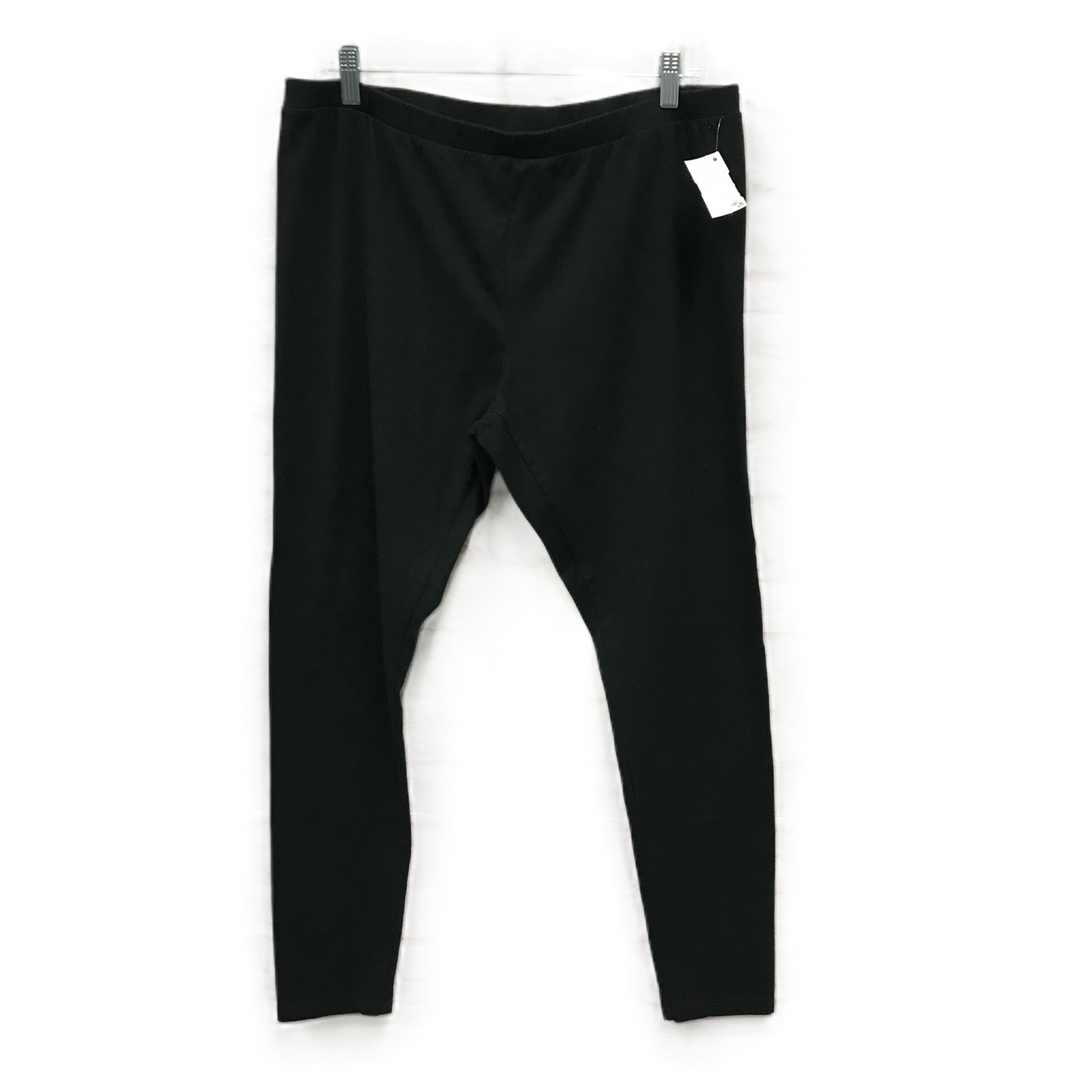 Black Pants Leggings By Ava & Viv, Size: 20