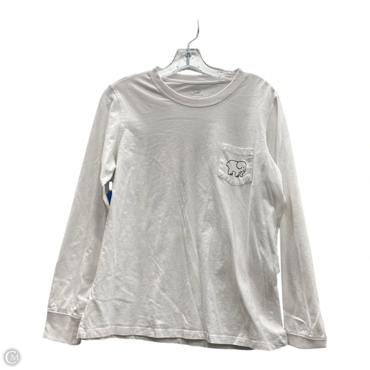 Top Long Sleeve Basic By Ivory Ella In White, Size: L