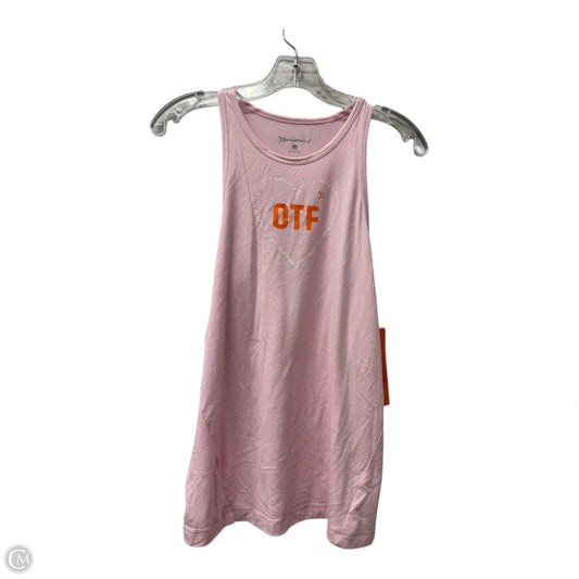 Athletic Tank Top By orange theory fitness In Pink, Size: S