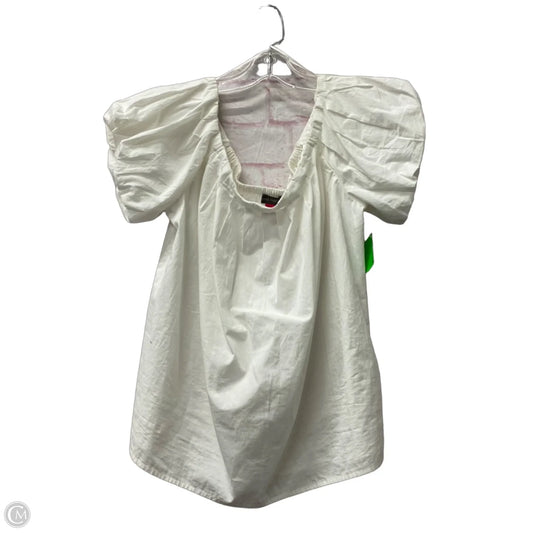 Top Short Sleeve By Vince Camuto In White, Size: L