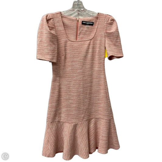 Dress Designer By Karl Lagerfeld In Pink, Size: Xs