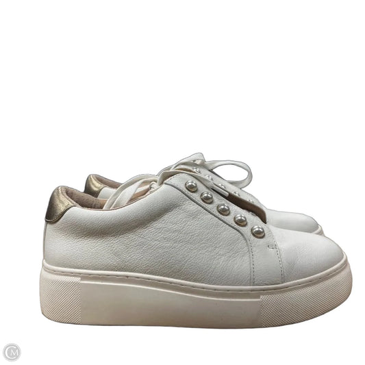 Shoes Sneakers By Alex Marie In Ivory, Size: 8