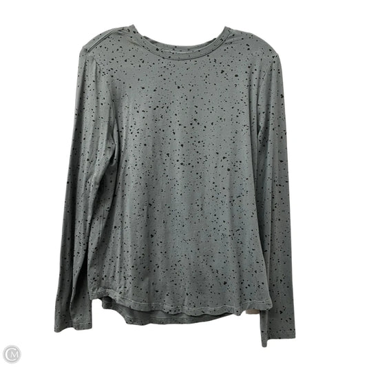Athletic Top Long Sleeve Crewneck By Lululemon In Grey, Size: S
