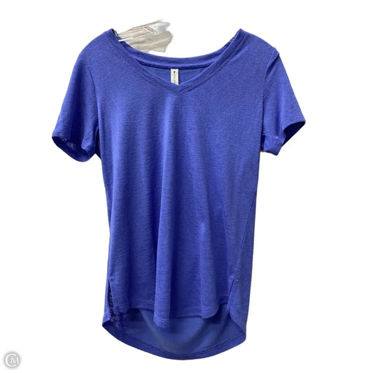 Athletic Top Short Sleeve By Athleta In Purple, Size: S