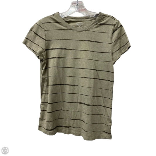 Athletic Top Short Sleeve By Athleta In Brown, Size: S