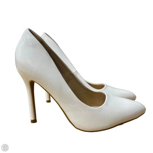 Shoes Heels Stiletto By Cme In White, Size: 9.5