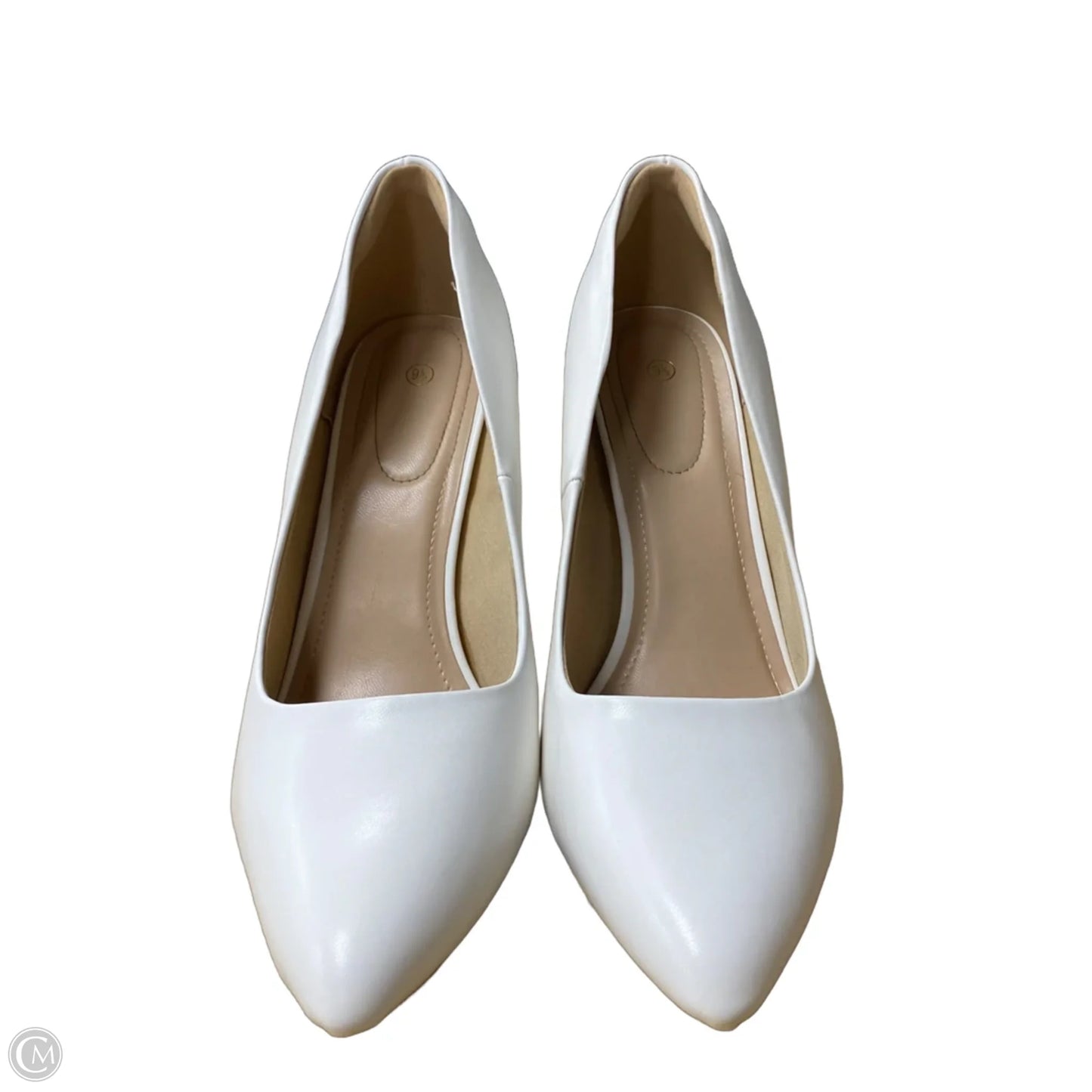 Shoes Heels Stiletto By Cme In White, Size: 9.5