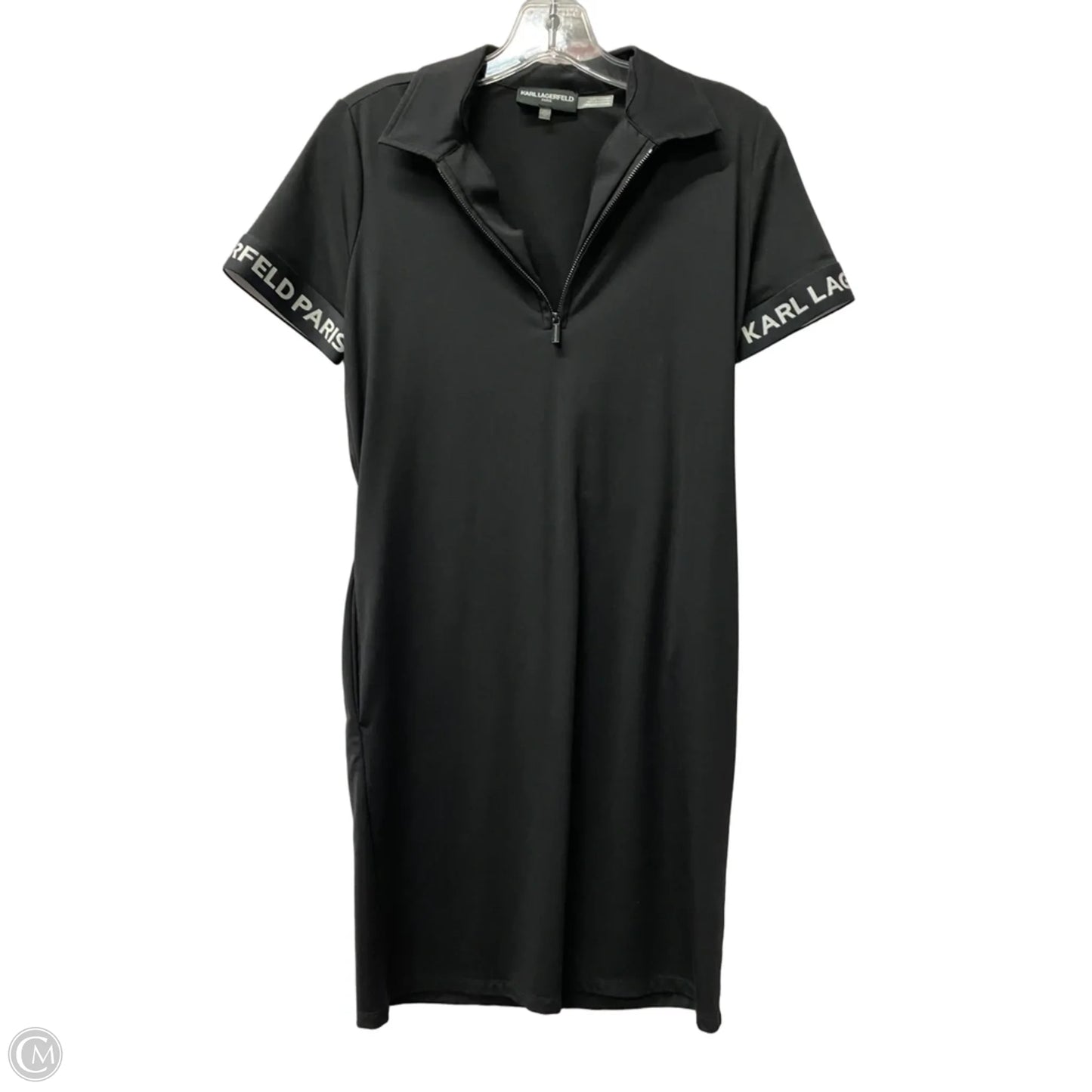 Dress Designer By Karl Lagerfeld In Black & White, Size: Xs