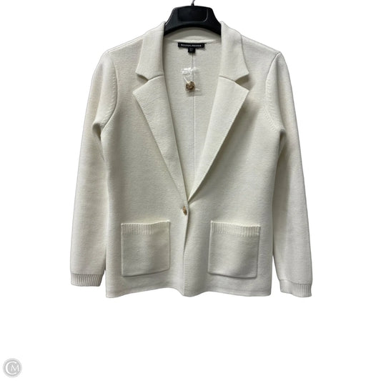 Blazer By Boston Proper In Ivory, Size: S