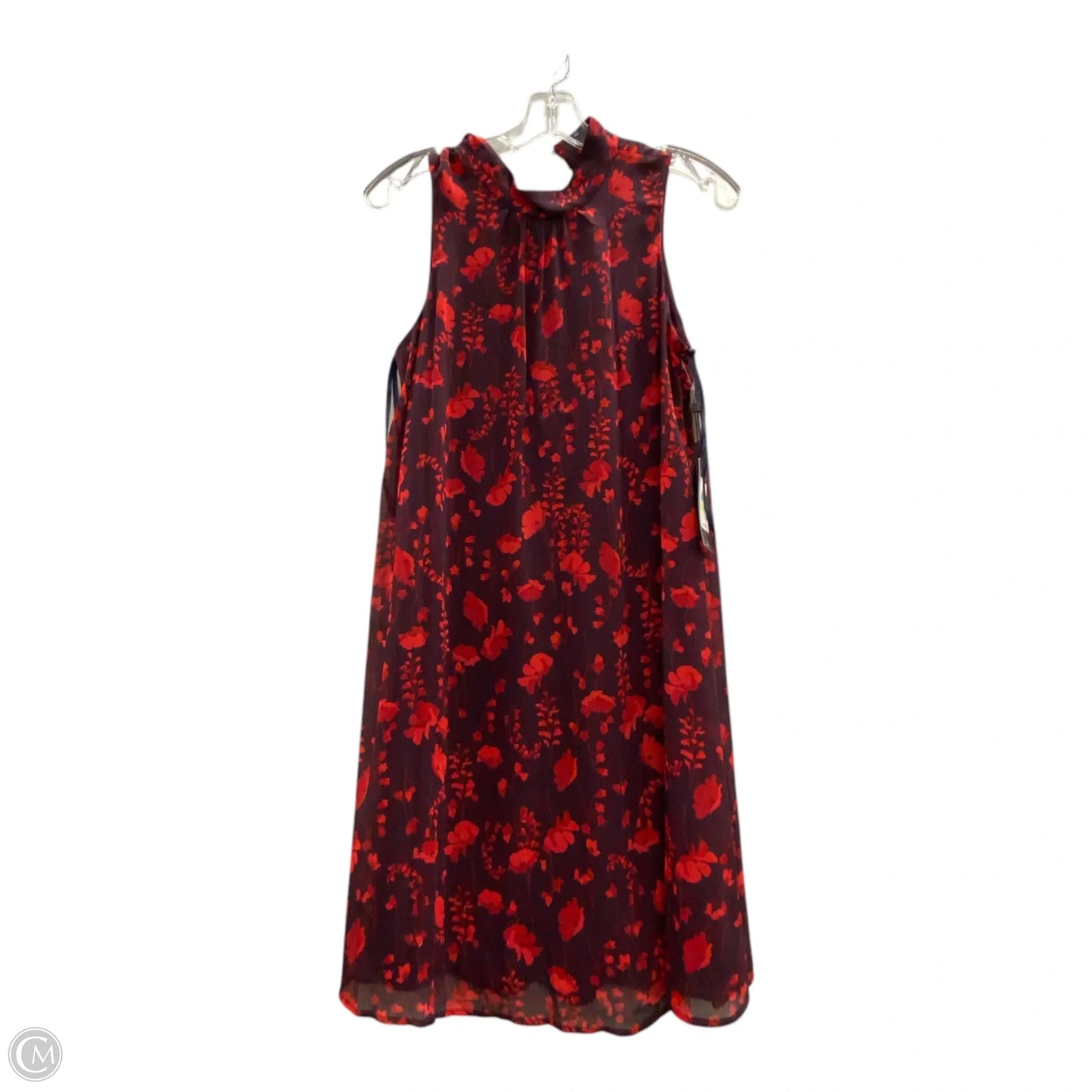 Dress Casual Short By Tommy Hilfiger In Purple & Red, Size: S