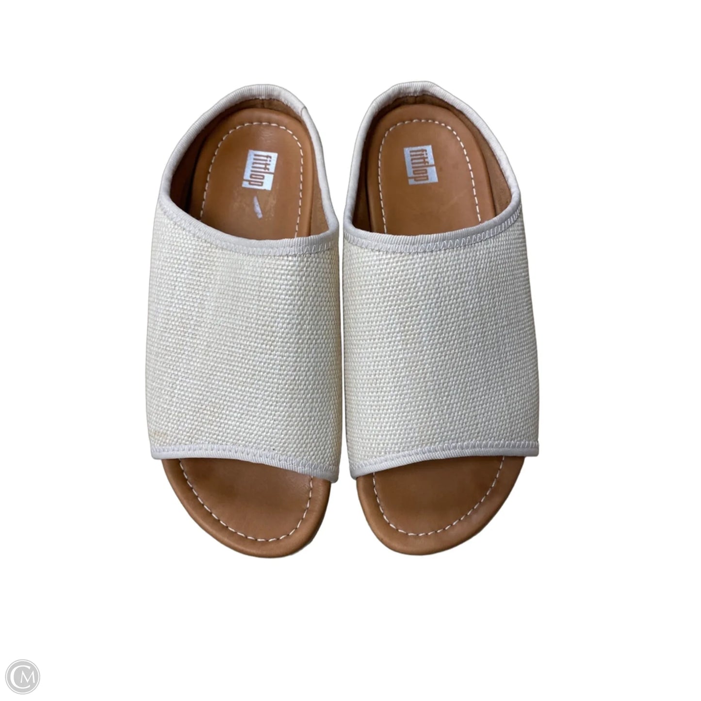 Sandals Heels Wedge By Fitflop In Cream, Size: 7