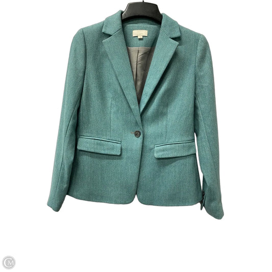 Blazer By Loft In Blue & Grey, Size: Xs