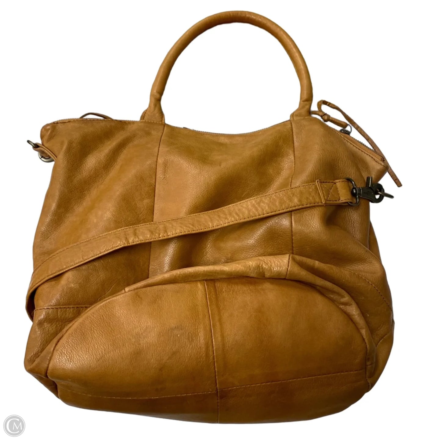 Handbag Leather By Day + Mood, Size: Medium