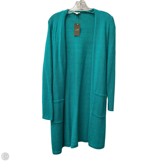 Cardigan By J. Jill In Teal, Size: Xs