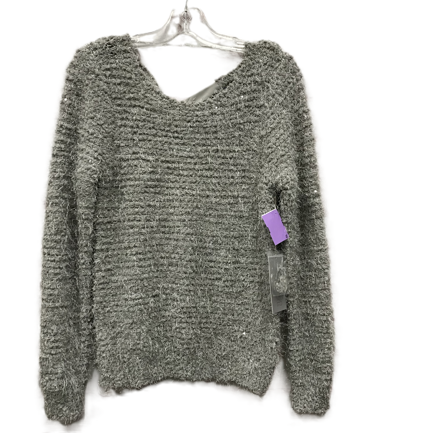 Grey Sweater By Jennifer Lopez, Size: M