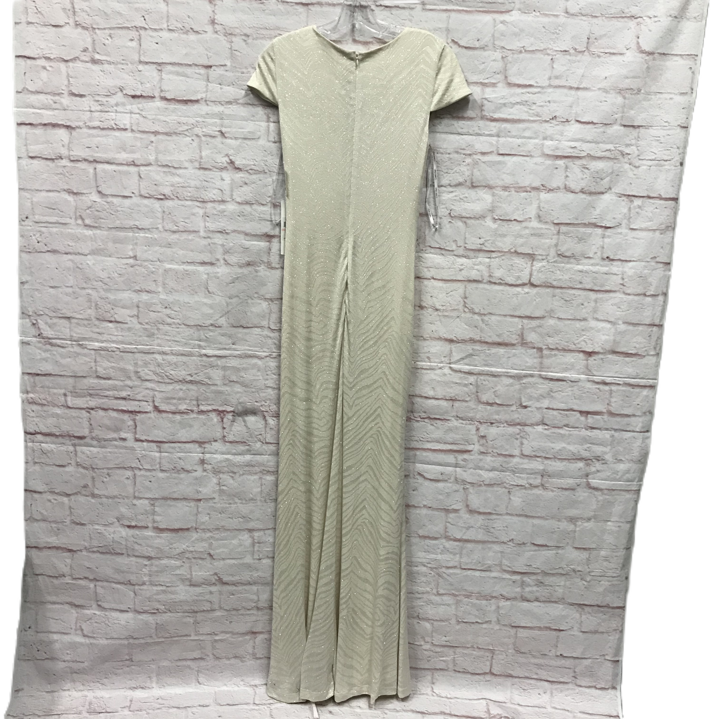 Ivory Dress Party Long By Calvin Klein, Size: M