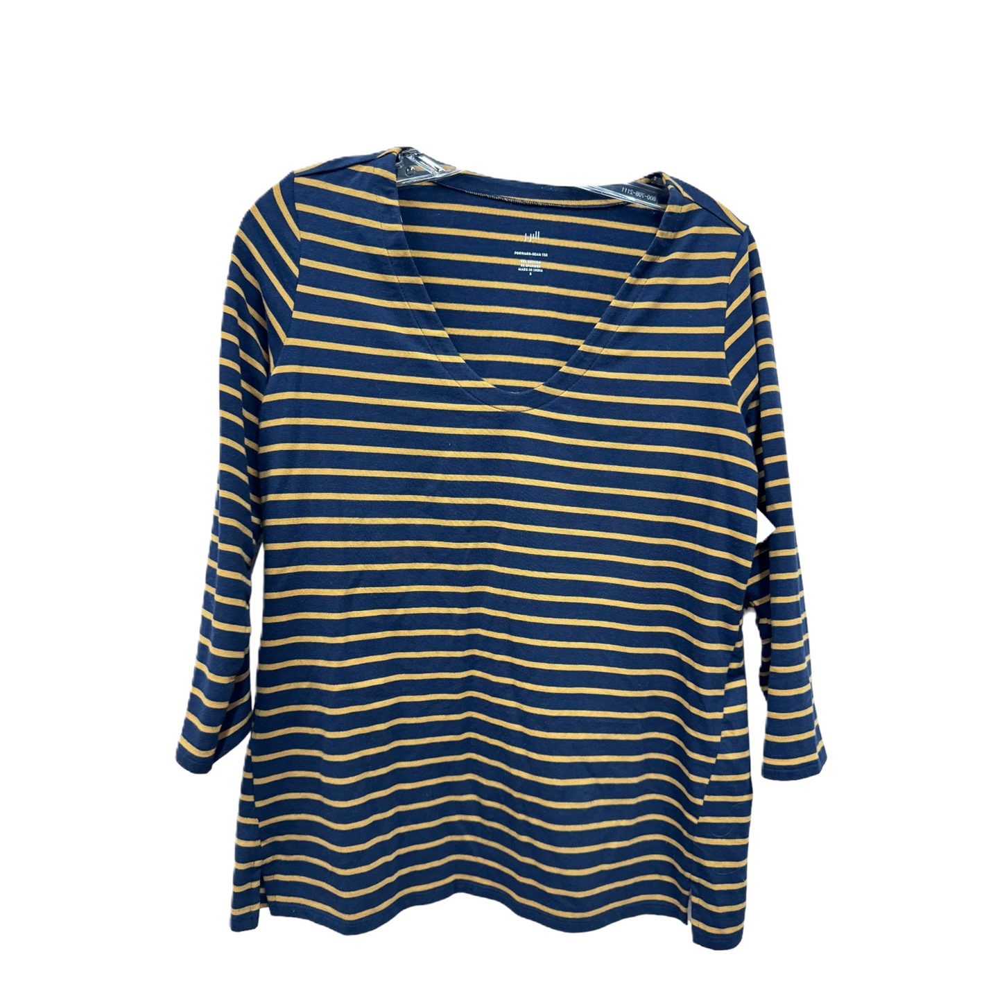 Navy Top Long Sleeve Basic By J. Jill, Size: S