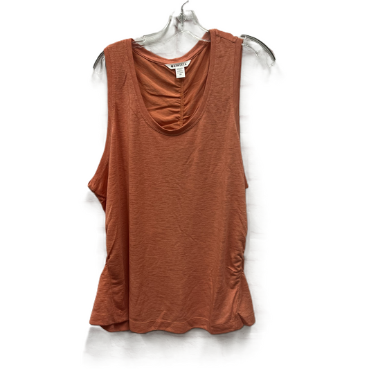 Athletic Tank Top By Athleta In Orange, Size: 2x