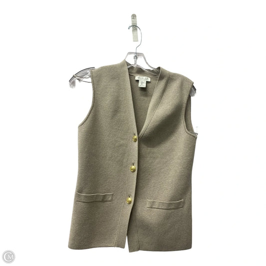 Vest Sweater By Rachel Zoe In Taupe, Size: S