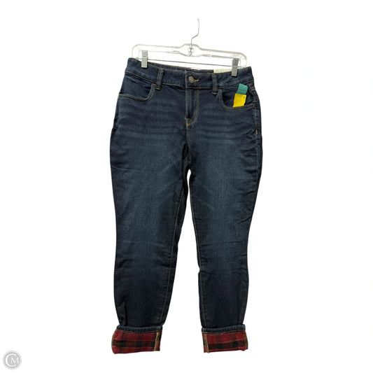 Jeans Boot Cut By Maurices In Blue & Red, Size: 10