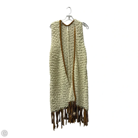 Vest Sweater By Free People In Cream, Size: Xs