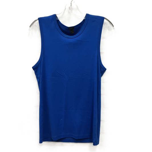 Blue Top Sleeveless By J. Crew, Size: L