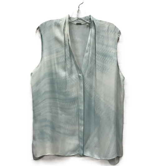 Blue Top Sleeveless By Elie Tahari, Size: Xl