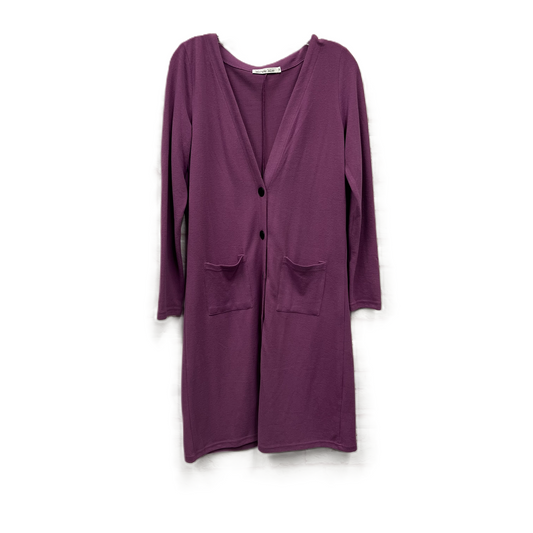 Cardigan By Michelle Mae In Purple, Size: M