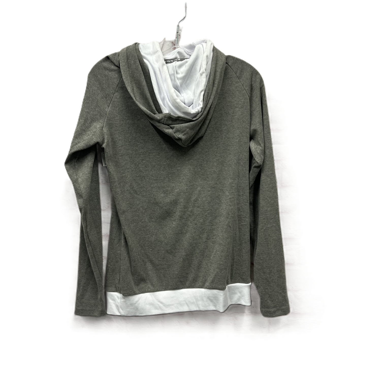 Athletic Top Long Sleeve Hoodie By Ampersand Avenue In Grey, Size: Xs