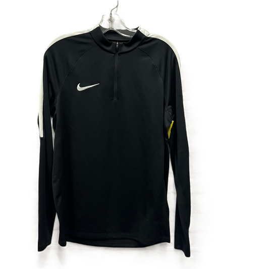 Athletic Sweatshirt Crewneck By Nike In Black, Size: M