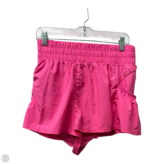 Athletic Shorts By Free People In Pink, Size: Xl
