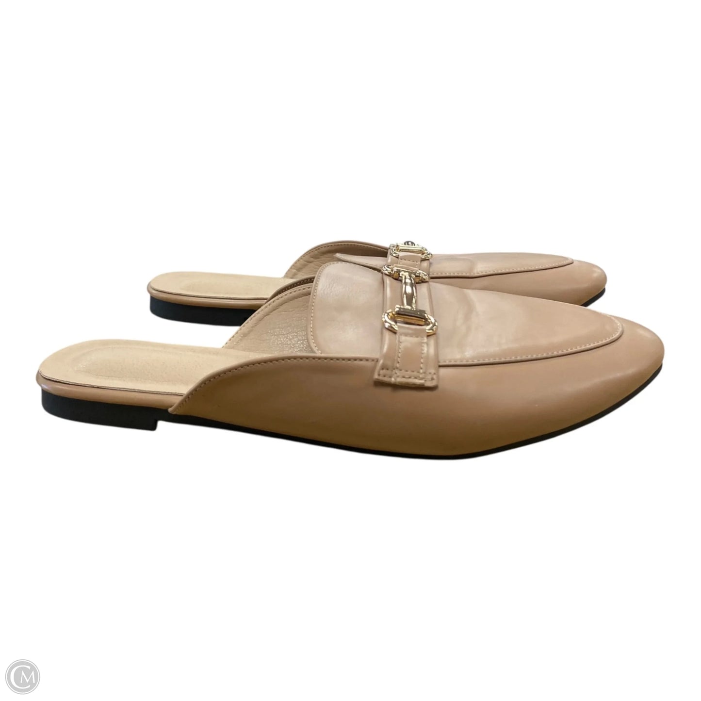Sandals Flats  In Tan, Size: 12.5