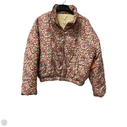 Coat Puffer & Quilted By Baevely In Pink, Size: L