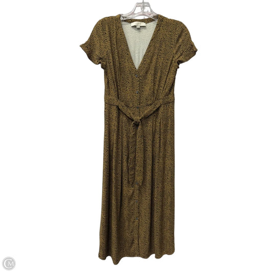 Dress Casual Maxi By Loft In Brown, Size: Xs