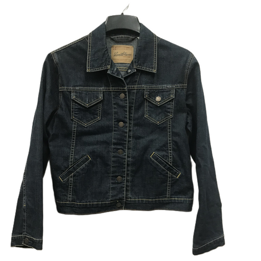 Blue Jacket Denim By Levis, Size: M