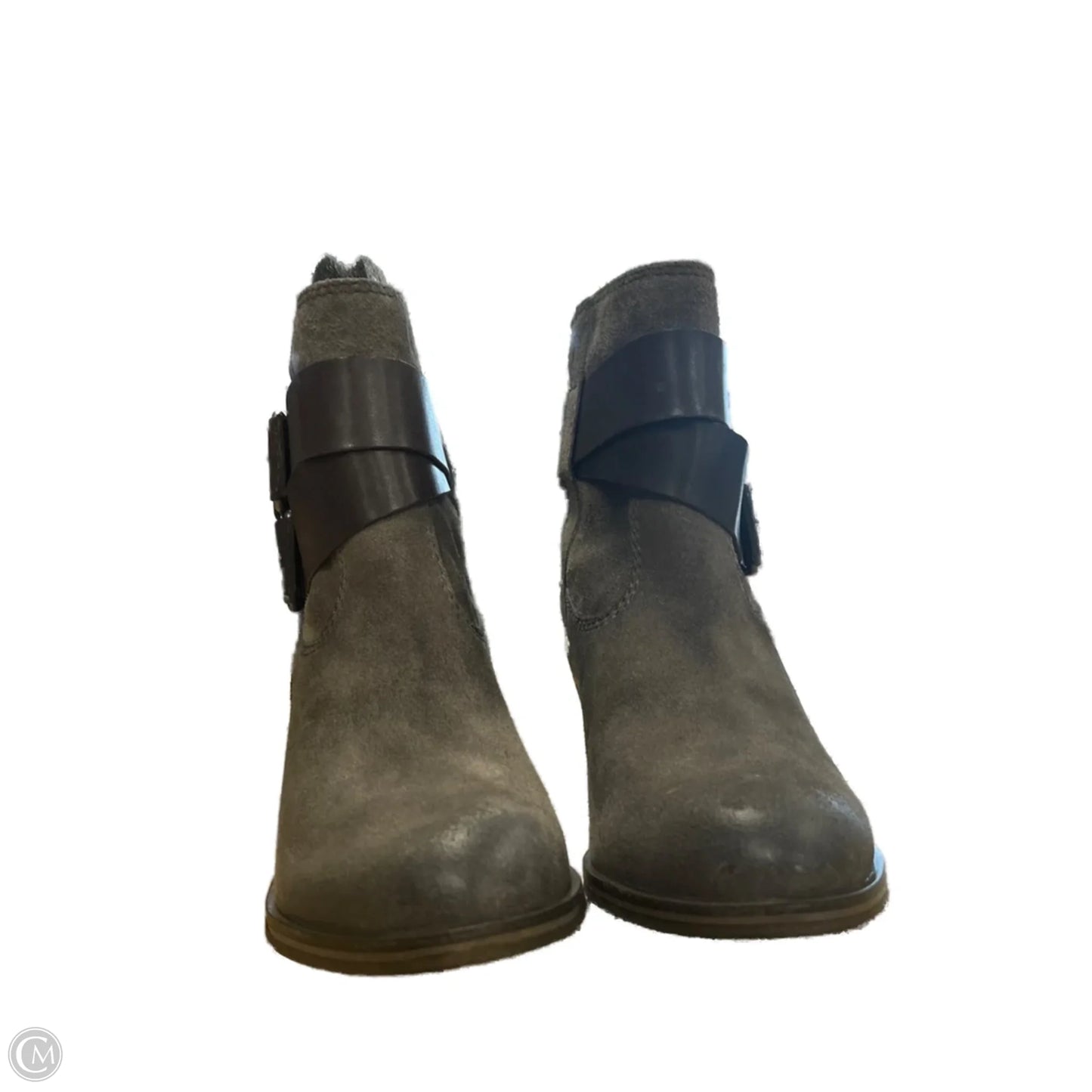 Boots Ankle Heels By Ash In Brown, Size: 7.5