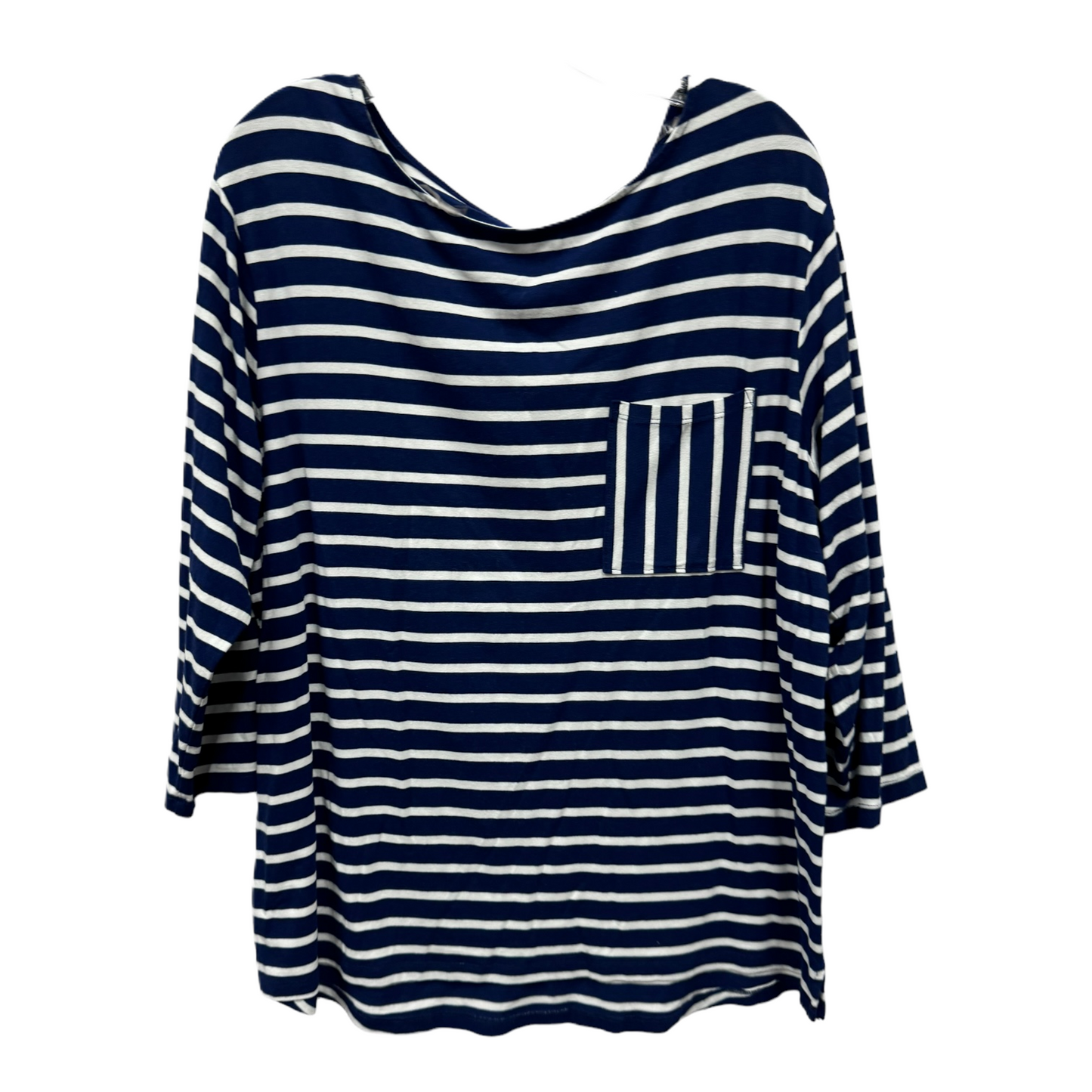 Blue Top Long Sleeve By St Johns Bay, Size: 1x